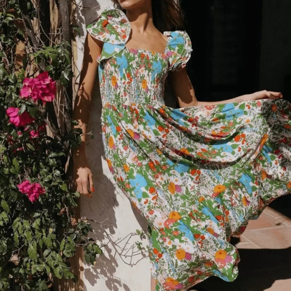 Mille Olympia Floral Resort Dress